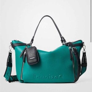 NWOT Desigual Bag “Embossed Half Libia